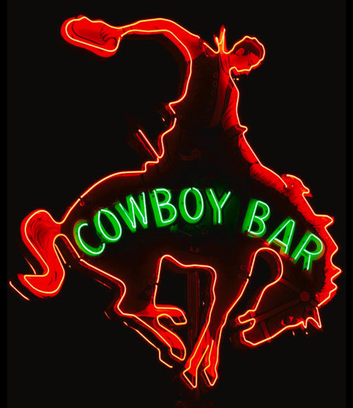 Custom Cowboy Bar Neon Sign