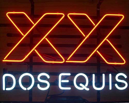 Dos Equis XX Neon Sign