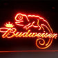Red Budweiser Beer LED Sign