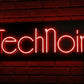 TechNoir neon sign