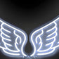 White Angel Wings Neon Sign 