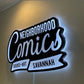 Comics Backlit Sign