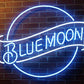 Blue Moon Neon Sign