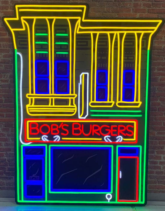 Bob's Burger Neon Sign