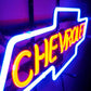 Chevrolet neon sign
