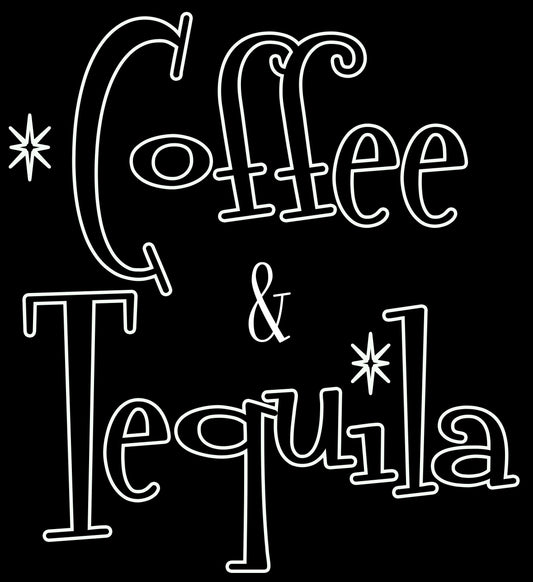Coffee & Tequila Logo Neon Sign