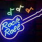 Rock and Roll Neon Wall Sign