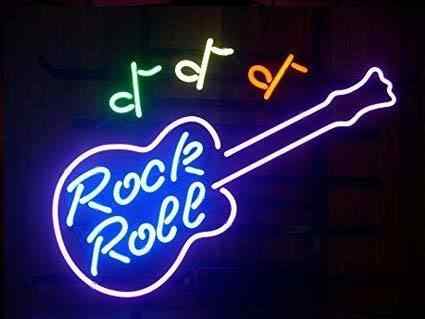 Rock and Roll Neon Wall Sign