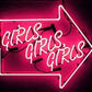 Girls Neon Wall Sign