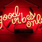 Good Vibes Neon Wall Sign