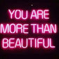 You Are Beautiful Neon Wall Sign