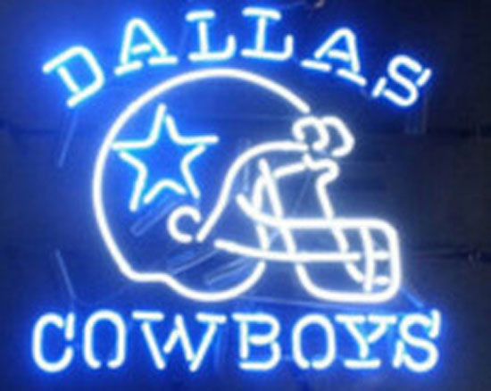 dallas cowboys neon sign