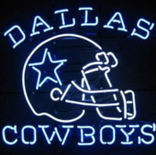 Large Dallas Cowboys Neon Sign