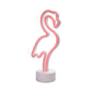 Flamingo Neon Sign On Stand