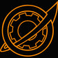 Gear Arrow Logo Neon Sign