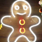 neon gingerbread sign