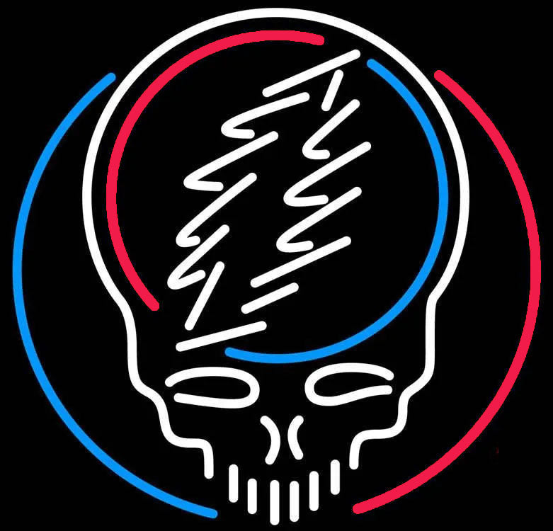 Grateful Dead Skull Head Neon Sign