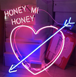 HONEY MI HONEY Neon Sign -> On Sale