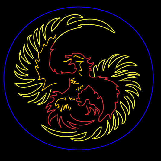 Custom "Phoenix" neon sign
