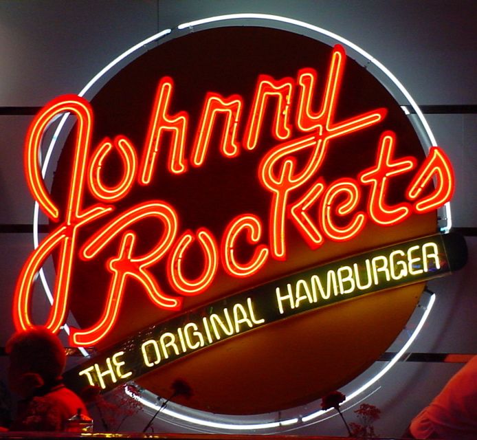 Johnny Rockets Neon Sign