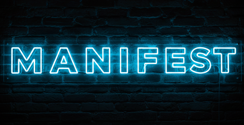 Led Manifest Sign Custom MANIFEST Neon Sign – NeonSignly.com