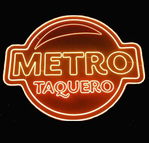 Metro Taquero Custom Business Sign