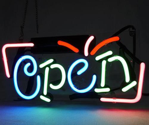 Multi-Color Neon Open Sign Neonsignly
