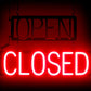 Neon Open Closed Sign Closed