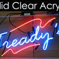 Custom Lightening Bolt Logo Neon Sign