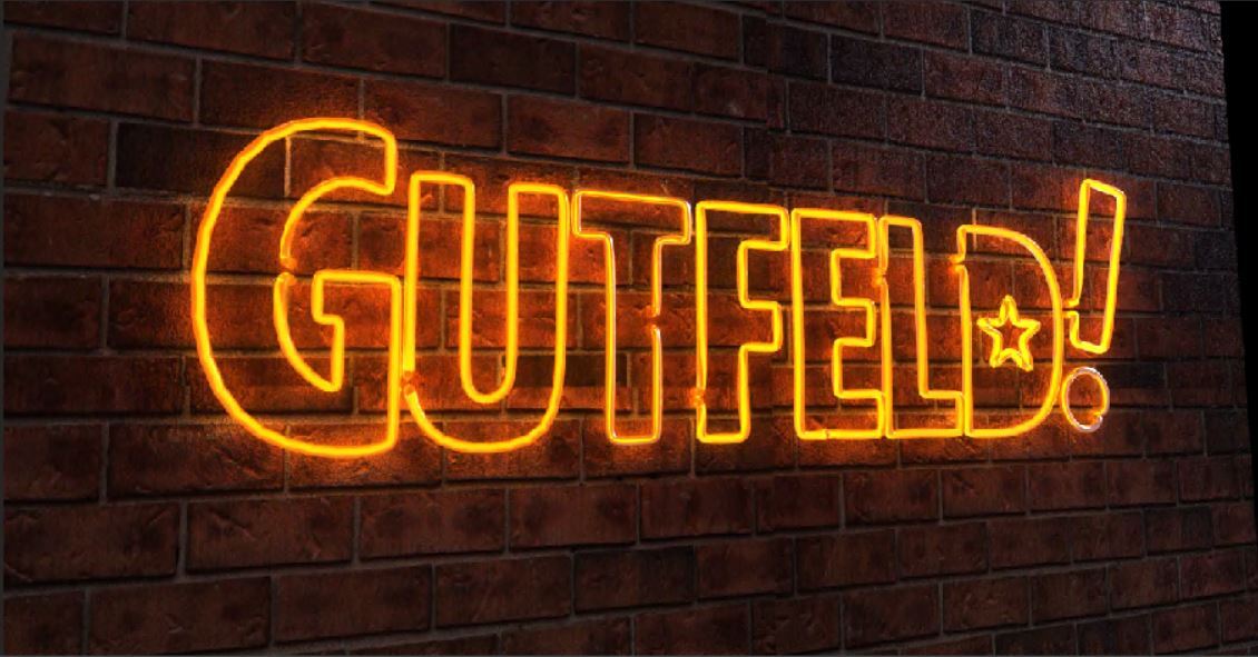 Custom "Gutfeld" neon sign
