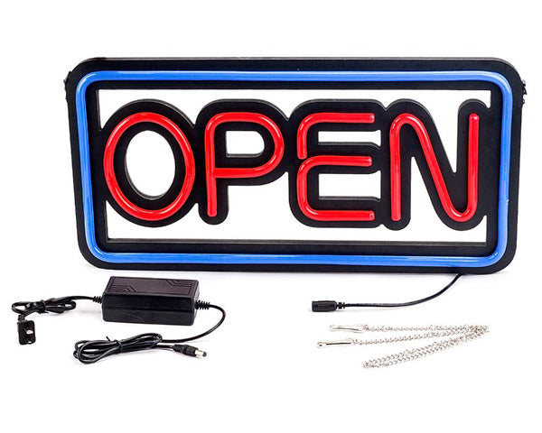 Open LED Neon Sign Horizontal & Vertical Designs