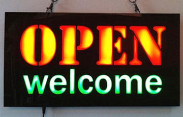 Open Welcome Led Neon Sign Neonsignly.com