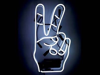 Peace Neon Sign