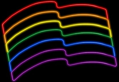 Pride Flag Neon Sign