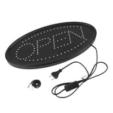 Small Oval Open LED Sign