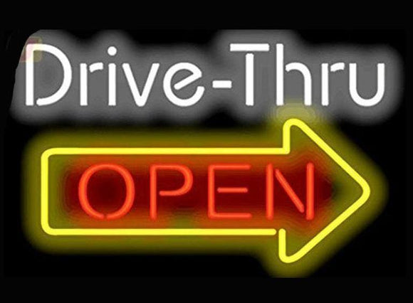 Drive-Thru Open Sign