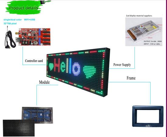 Programmable Outdoor Led Sign 53 X 15 Neonsignly.com