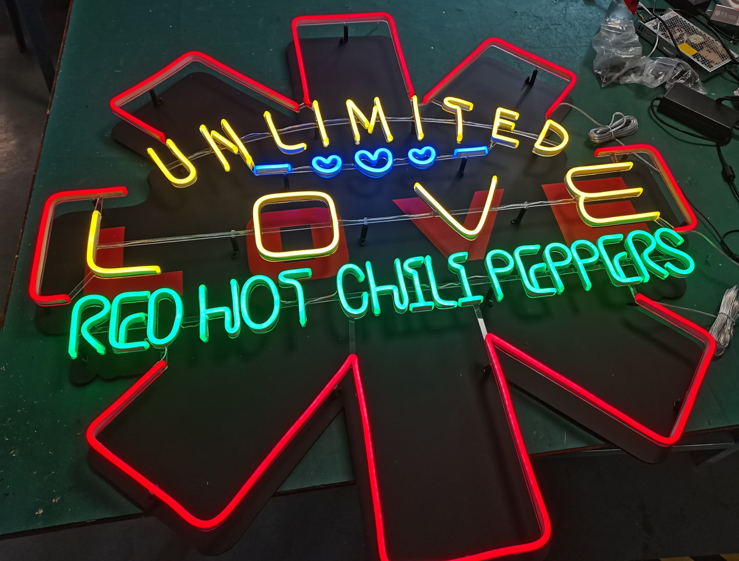 Unlimited Love Red Hot Chili Peppers Neon Sign