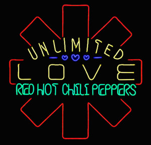 rhcp neon sign