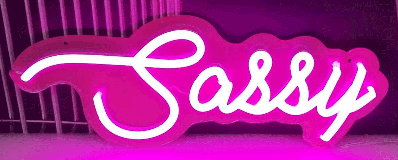 Sassy Neon Sign