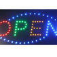 Small Open LED Sign With Oval Border