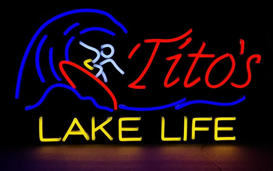 TITO'S LAKE LIFE NEON SIGN