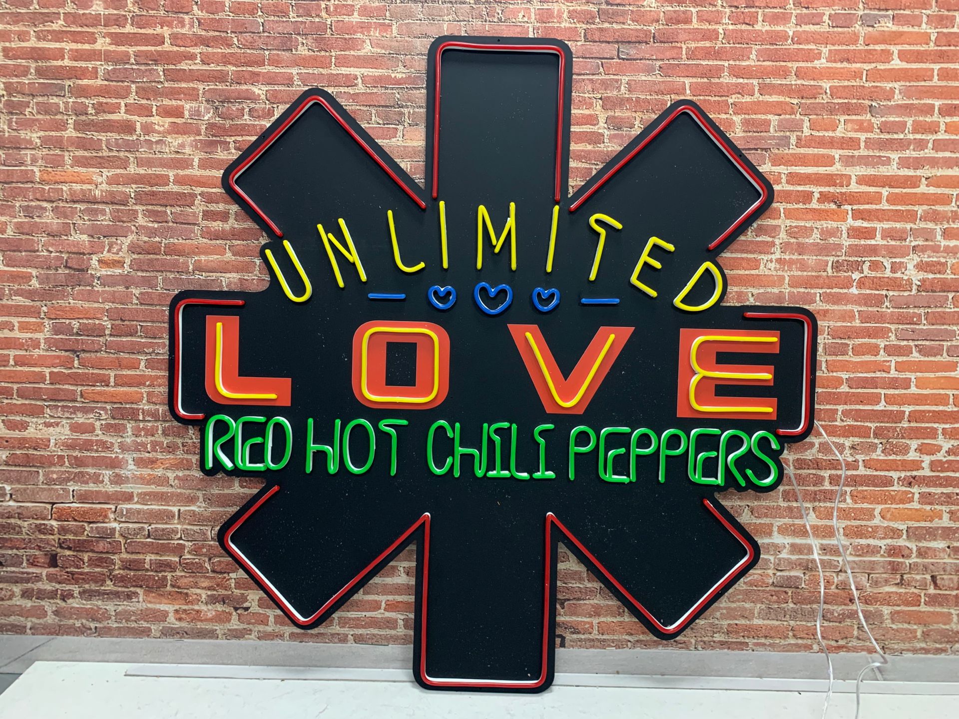 Red Hot Chili Peppers Unlimited Love Neon Sign