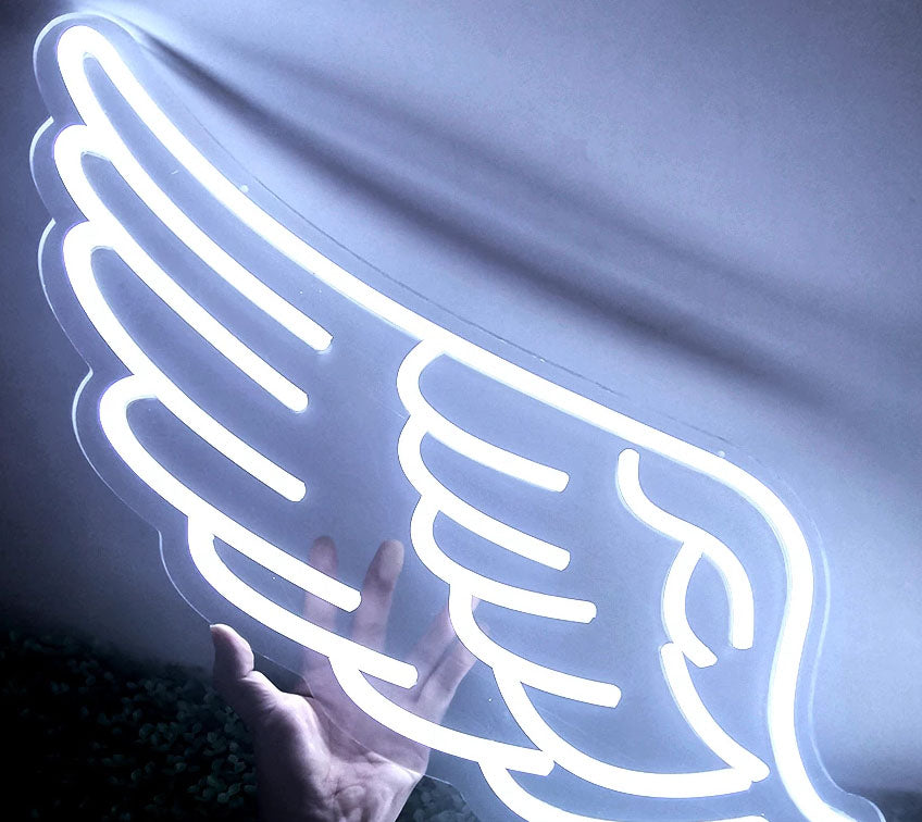 Angel Wings Neon Sign Left Wing
